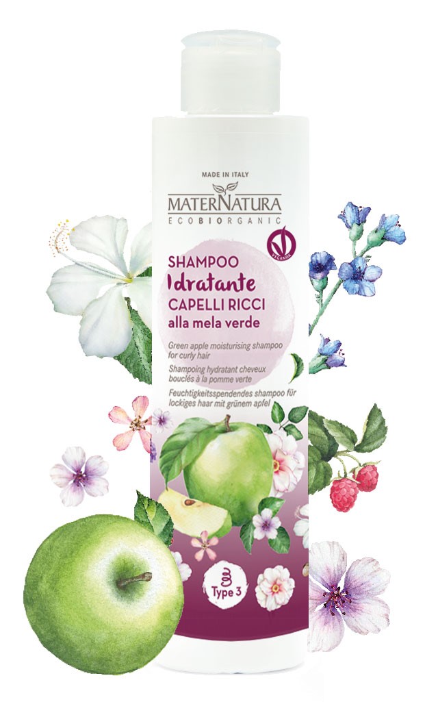 Champú Pelo Rizado de Maternatura 250ml.