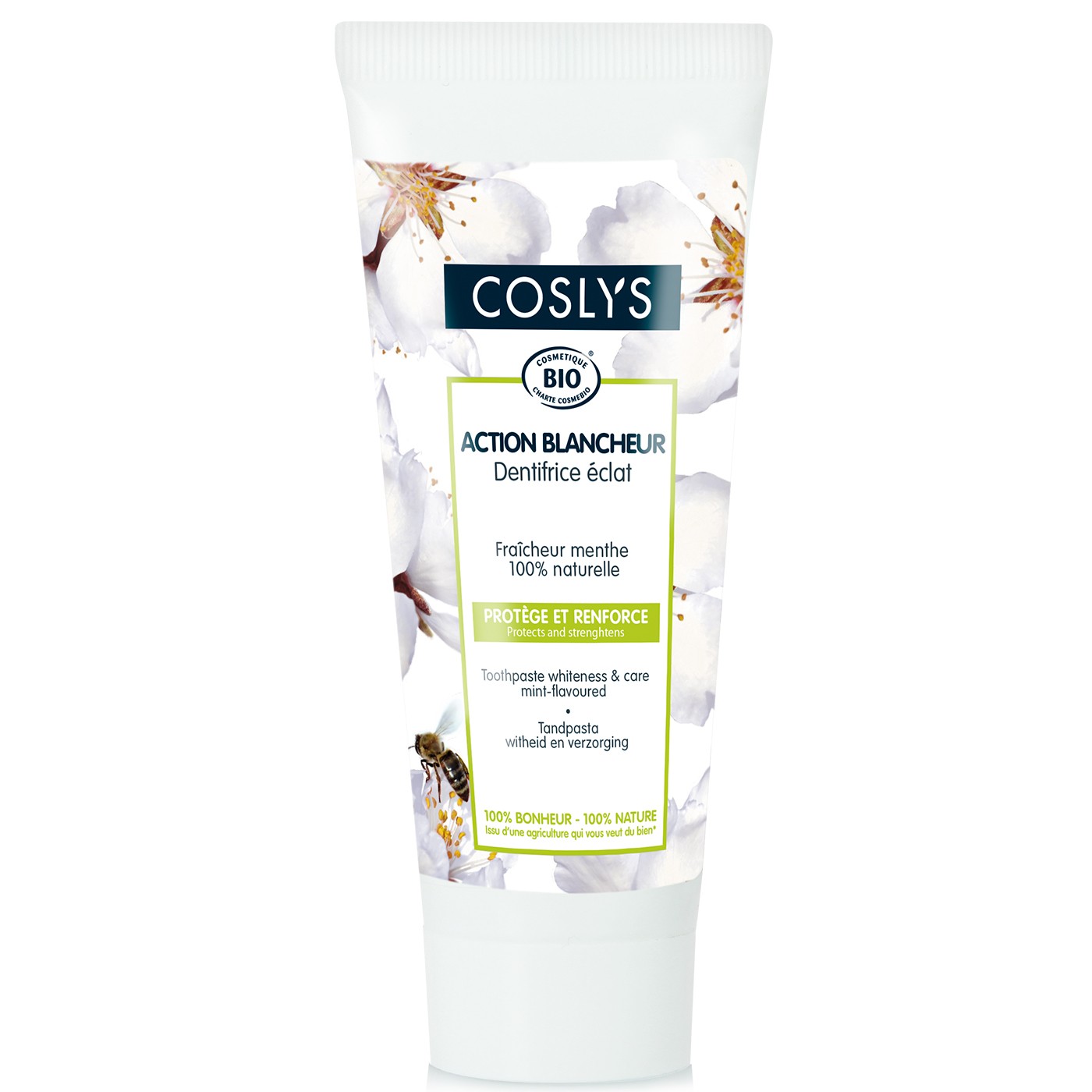 Coslys Dentífrico Blanqueador Propoleo y Menta Fresca 100ml.