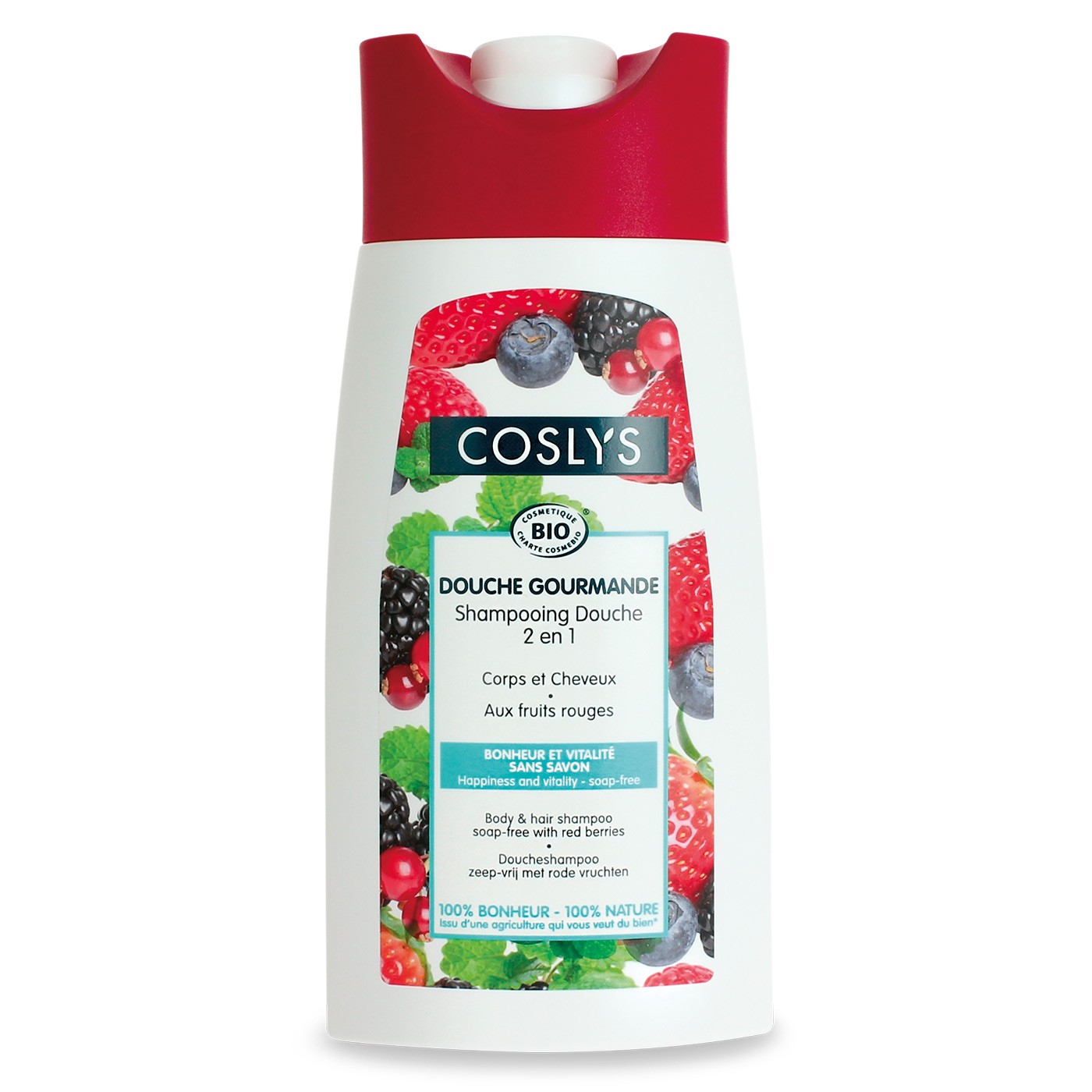 Coslys Champú y Gel de Ducha Frutas del Bosque 250ml.