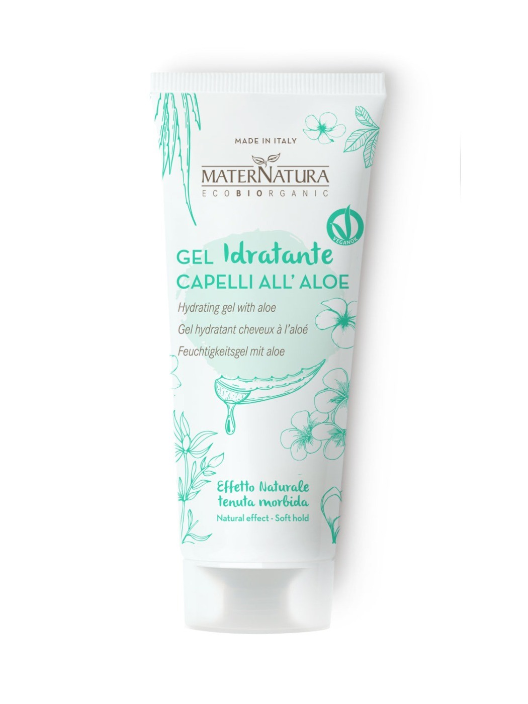 Gel Capilar Fijador con Aloe Vera de Maternatura 100ml.