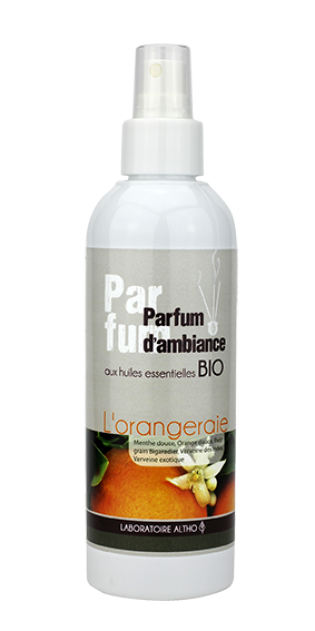 Perfume de Ambiente y Tejidos Naranja (Orangerie) de Altho 200ml